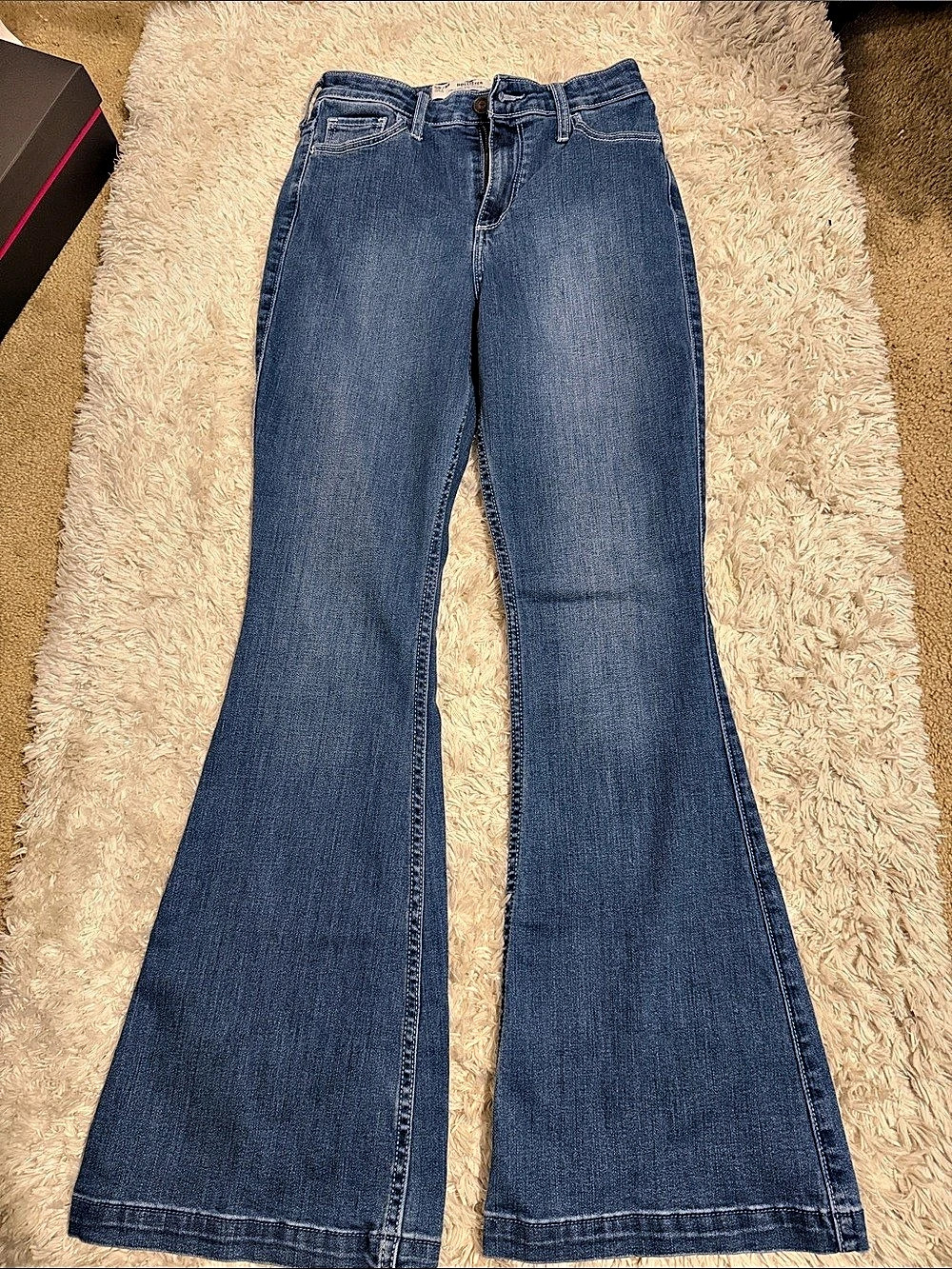 Hollister A&F Flare Jeans in Blue Size 5R/4R
